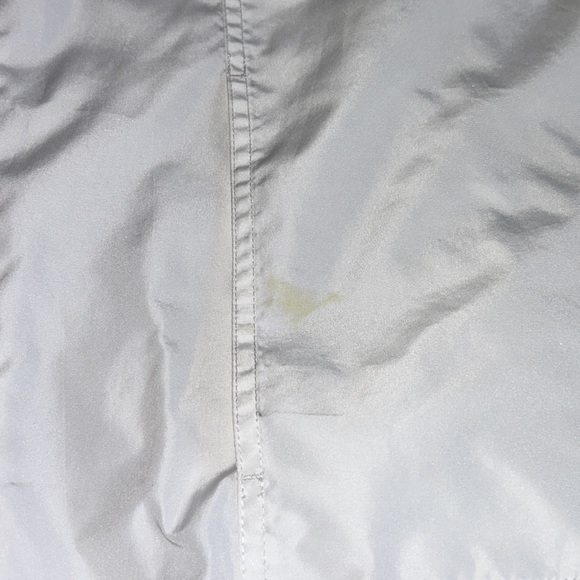 Champion Men’s Windbreaker Drawstring Jacket- Big and Tall Hoodie Anorak- White - Picture 5 of 8